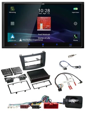 JVC USB Bluetooth 2DIN DAB Lenkrad Autoradio für Mazda 3 2010-2015 - Bild 1 von 4
