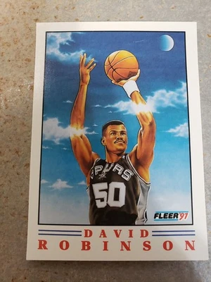 David Robinson SA Spurs 1991 Fleer Pro Visions Пустая СПИНА РЕДКАЯ ODDBALL WOW - Изображение 1 из 3