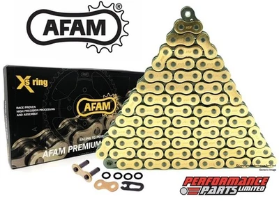 Suzuki RMZ450 L5-M3 2015-2023 AFAM XRR Actualización Oro X-Ring Cadena 520 x 114 Eslabones Foto 1 de 3