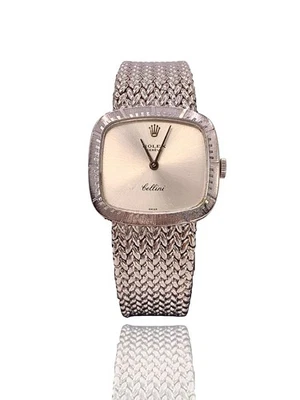 Reloj Rolex Cellini 4084 vintage de oro blanco de 18 quilates para dama - 1976 cuerda manual  Foto 1 de 4