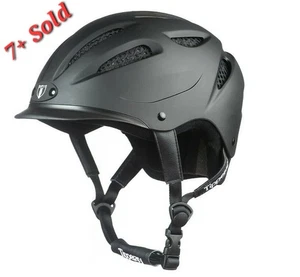 Tipperary Sportage Equestrian Helmet - Black Matte - 8500 (Var. Sizes Available) - Picture 1 of 8