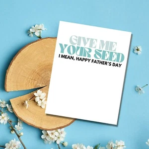Naughty Father's Day Card for Husband or Boyfriend - Picture 1 of 2