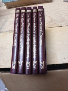 Vintage 1986 The New Webster's Deluxe Desk Reference Library 5-Volume Set HC - Picture 1 of 6