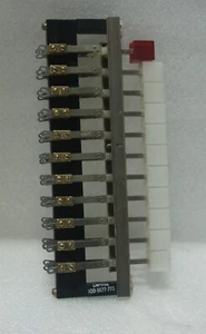 11 Button Jukebox Selector Push Switch Assembly, Capitol 10D-5677-773, 10+Reset - Picture 1 of 6