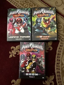 Power Rangers SPD Volume 1,3,4 DVD Lot Vintage - Picture 1 of 5