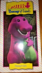 Barney & Friends~Time Life Video (VHS-1992) Playing It Safe~VHTF NEW/SEALED~Rare - Picture 1 of 4
