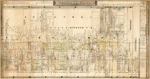 1839 russischsprachiger Zeitleiste Atlas der Weltgeschichte Wandplakat Hausschule - Bild 1 von 3
