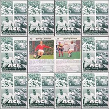 Bobby Charltons Aces Top Trumps Football Player Cards - Various Multi Teams