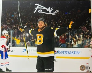 DAVID PASTRNAK Signed Autographed 8x10 Photo Boston Bruins Beckett COA - Picture 1 of 2