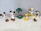 FIGURINES DE COLLECTION MICKEY AND FRIENDS ON SAFARI DISNEY PARKS lot jouet pcv