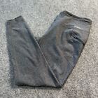 Pantalon Eddie Bauer pour femme 10 legging gris zippées polyester mélange extensible