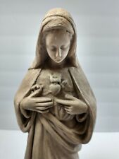 MARY BLESSED MOTHER SACRED HEART 12" STATUE COLUMBIA STATUARY #112