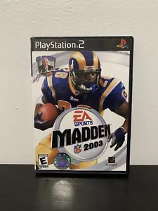 Madden NFL 2003 PS2 PlayStation 2 CIB w/ Manual Football Video Game - Picture 1 of 4