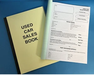 Libro ricevuta fattura vendita auto usate A4 per vendita veicolo a motore ideale per il commercio - Foto 1 di 1