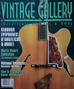 Vintage Guitar Gallery Magazine July 1994 Gibson Epiphone DAngelico Marty Stuart - Imagen 1 de 1
