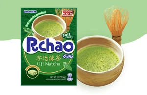 UHA Mikakuto Japanese Puchao Soft Chewy Candy Uji Matcha Flavor 3.17oz / 1 pack - Picture 1 of 5