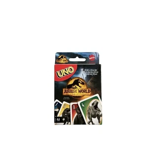 Jurassic World Dominion Uno 2021 Card Game Mattel Jurassic Park Kids & Family - Picture 1 of 21