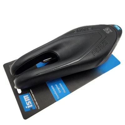 Sillín de bicicleta de carretera ISM PN 1.0 nariz dividida triatlón contrarreloj 270 x 110 mm negro Foto 1 de 3