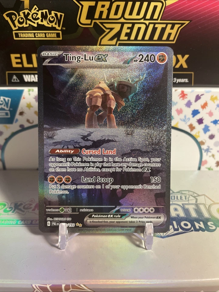 Ting-Lu EX 263/193 Sv02: Paldea Evolved Special Illustration Rare NM - Image 1 of 2