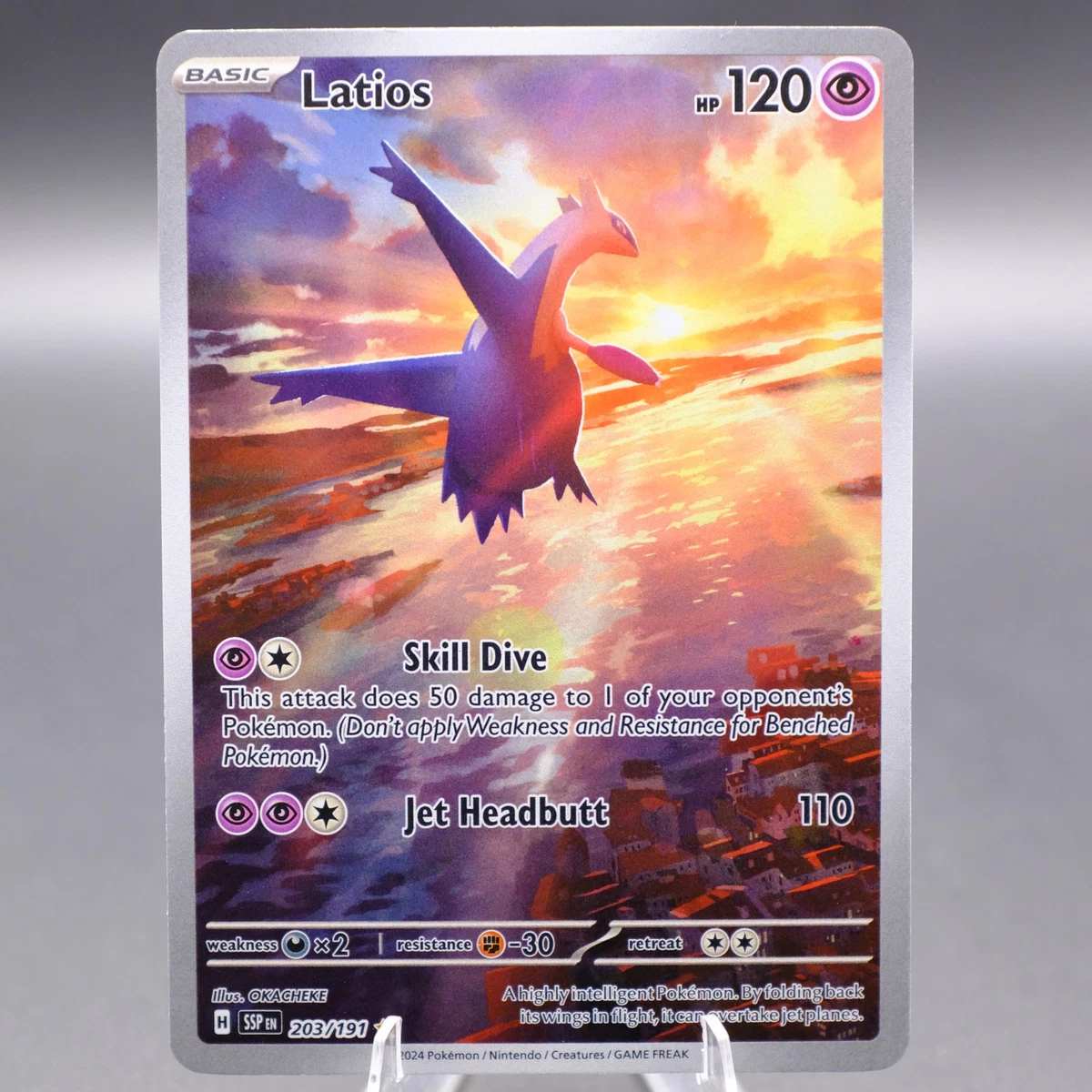 Latios Pokémon TCG Rare Individual Collectible Card Game Cards for