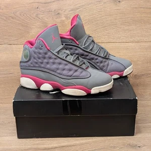 Nike Air Jordan 13 Retro Cool Grey Fusion Pink 439358-029 Größe 6Y Damen 7,5 - Bild 1 von 15