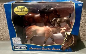 Breyer Model Horse American Quarter Horses classic size Poco Bueno Family - Picture 1 of 4