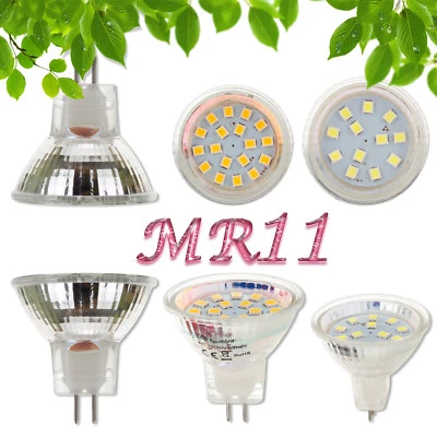 LED MR11 Birne Scheinwerfer Rampenlicht Strahler 5733 SMD 12-24V Warmweiß Weiß - Bild 1 von 4