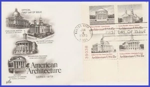 USA4 #1779-82 U/A ARTCRAFT FDC PB4 American Architecture - Bild 1 von 1