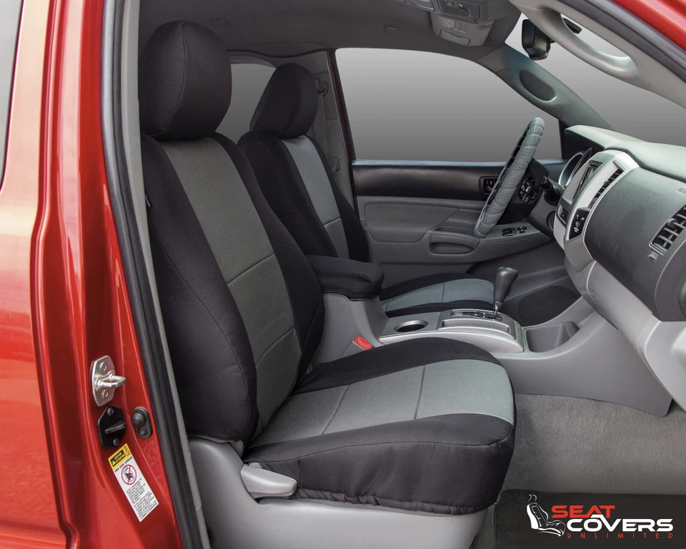 FUNDAS DE ASIENTO DELANTERAS DE LONA A MEDIDA para Chevy Malibu 2016-2024 Foto 1 de 2