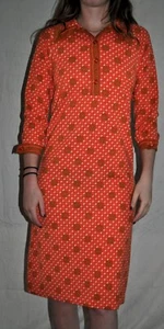 Vintage 1960’s Designer Goldworm Dress Womens 8 today's size S - m - Picture 1 of 9