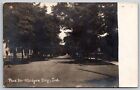 Michigan City~Like The Looks of Our Pine St~Home w/Wrap-Around Porch RPPC 1908