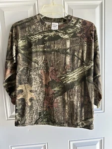 MOSSY OAK Youth Break Up Camouflage Medium Long Sleeve T-Shirt. EUC ! - Picture 1 of 7