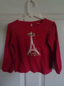 NWOT  Girls - Gymboree - Pink Paris - Shirt - Size 4T - Picture 1 of 1