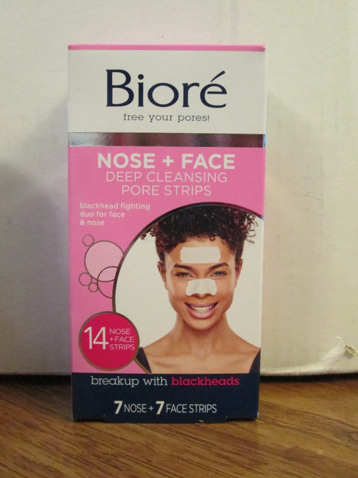 Biore Nose + Face Deep Cleansing Pore Strips Breakup With Blackheads 14 ct - Image 1 of 1