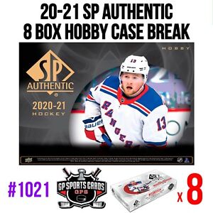 Dallas Stars - 2020-21 SP AUTHENTIC HOCKEY 8 BOX HOBBY CASE BREAK #1021