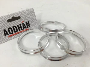 4 Aodhan Aluminum 73.1 - 67.1 Hub Centric Rings Fits 3000Gt Diamante Eclipse Gt - Picture 1 of 3