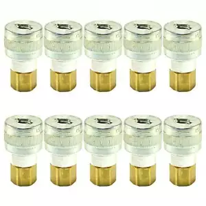Schrader - Trist Lock attacco rapido attacco tubo aria raccordi connettore 1/4 spina NPT - Foto 1 di 5