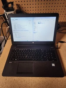 HP ZBook 15 G4 Intel i7-7820HQ 2.9GHz 16GB RAM 512GB SSD W11 Pro Quadro M2200 - Picture 1 of 8