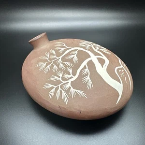 Handgefertigte Keramik Keramik Gefäß Vase Unikat seltenes Design BODEN SIGNIERT NEU - Bild 1 von 9