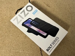 ZIZO BOLT SERIES GALAXY A23 5G CASE WITH TEMPERED GLASS BLACK & BLACK C40 - Picture 1 of 3