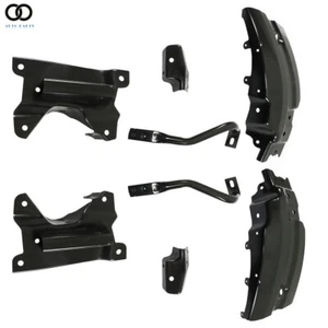Front Bumper Brace Brackets Black GM1066180 For 2007-2013 Chevy Silverado 1500 - Picture 1 of 10