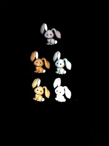 Botones de plástico Hop Hop novedad/suministros de costura de Pascua/favores de fiesta/fabricación de muñecas - Imagen 1 de 5