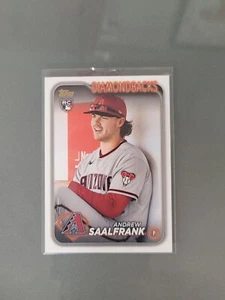 ANDREW SAALFRANK 2024 Topps Series 2 RC #406 Gold Golden Mirror Image Variation - Picture 1 of 2