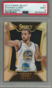 Stephen Curry 14/15 Panini Select Silver Prizm (#1) PSA 9 - Picture 1 of 1