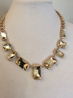 $68 Kenneth Cole бахрома достойный граненый камень ожерелье #121C - Изображение 1 из 4