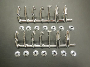 1959 Buick Electra Front Fender Script Emblem Badge Pair (2) 59 Scripts - Picture 1 of 7
