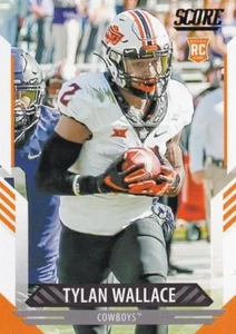 🏈 2021 PANINI SCORE ROOKIE - TYLAN WALLACE RC #332 OKLAHOMA STATE COWBOYS - Picture 1 of 1
