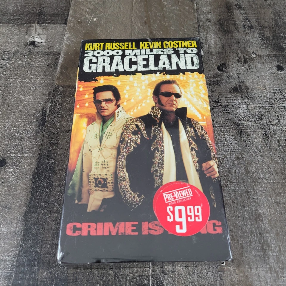 3000 Miles to Graceland (VHS, 2001) Kevin Costner Kurt Russell NEW SEALED - Image 1 of 4