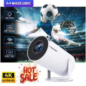 New Projector HY300 PRO 4K Android 11 260ANSI BT5.0 1080P 1280*720P Home Cinema - Picture 1 of 24