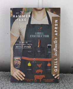 Neu mit Etikett Hammer + Axt Grill Ausbilder Schürze - Bild 1 von 5